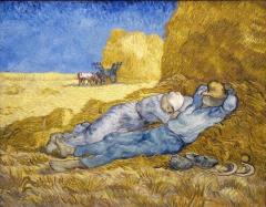 Felicitare Vincent Willem Van Gogh - Rest from Work (after Millet)