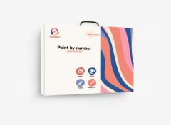 Pictura pe numere - Pisica iubitoare, 40x30cm