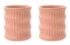 Set 2 cani - Fluted - Rose