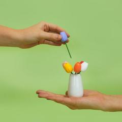 Set 6 furculite aperitiv - Tulip