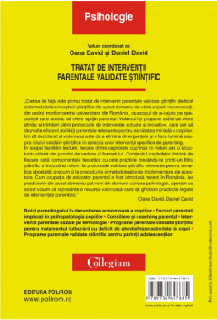 Tratat de interventii parentale validate stiintific