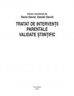 Tratat de interventii parentale validate stiintific