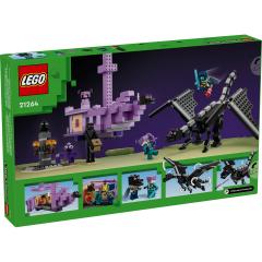 LEGO Minecraft - Dragon Ender si corabia din End (21264)