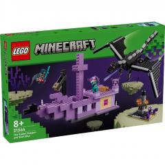 LEGO Minecraft - Dragon Ender si corabia din End (21264)