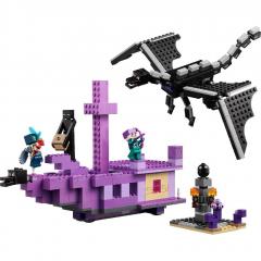 LEGO Minecraft - Dragon Ender si corabia din End (21264)