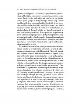 Mici scrieri despre morala, religie si politica