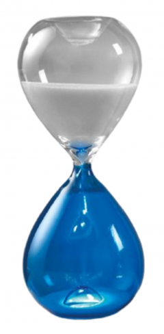 Clepsidra cu lumina led - Albastru