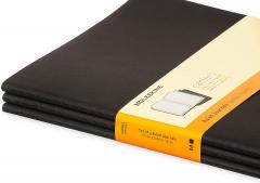 Set 3 caiete - Moleskine Cahier - X-Large, Ruled - Black