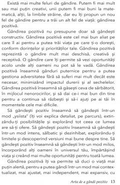 Arta de a gandi pozitiv
