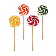 Acadea rotunda in forma de spirala multicolora