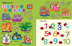 Mein erstes Stickerbuch: Erste Zahlen von 1 bis 10