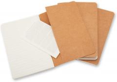 Set 3 jurnale Moleskine - Ruled Cahier Journals - Kraft Brown - Pocket