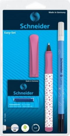 Set stilou + Pic Schneider + 6 Patroane - Roz