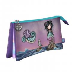 Penar - Gorjuss - Lost At Sea - Triple Pocket Pencil Case