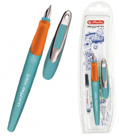 Stilou - Herlitz My Pen - Turcoaz-Portocaliu