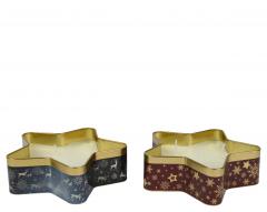 Lumanare - Candle in Tin Star - doua modele