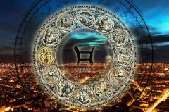 Carte postala - Zodiac Wheel - Gemeni