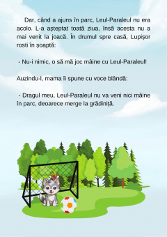 Lupisor vrea la gradinita