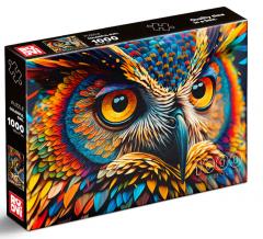 Puzzle 1000 piese - Colorful Owl