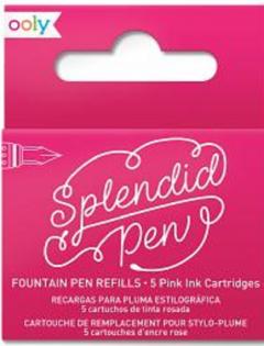 Set 5 rezerve stilouri - Roz