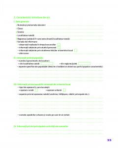 Geografie - Caietul elevului clasa a IV-a