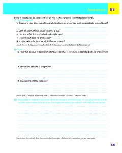 Geografie - Caietul elevului clasa a IV-a