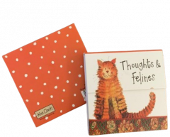 Carnet magnetic - Thoughts & Felines - Mic