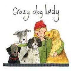 Suport pahar - Crazy Dog Lady
