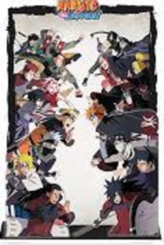 Tablou - Naruto Shippuden - Group Fight
