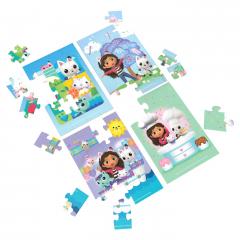 Set 4 puzzle din lemn - Gabbys Dollhouse