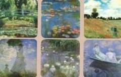 Suport pentru pahar - Claude Monet - mai multe modele