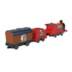 Locomotiva motorizata cu doua vagoane - Thomas & Friends - James Grafriti