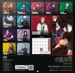 Calendar de perete 2025 - Jujutsu Kaisen