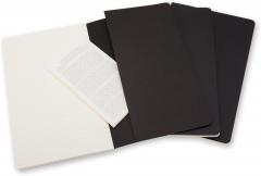Set 3 caiete - Moleskine Cahier - Large, Ruled - Black