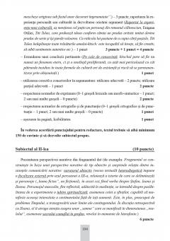 Bacalaureat 2025 - Limba si literatura romana