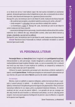Literatura pentru gimnaziu. Concepte operationale si exercitii. Clasa a VI-a