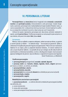 Literatura pentru gimnaziu. Concepte operationale si exercitii. Clasa a VIII-a