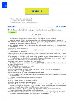 Teste pentru succes - Limba si literatura romana, Evaluarea nationala 2025 - Clasa a VIII-a