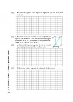 Evaluarea nationala 2025 - Matematica, clasa a VIII-a