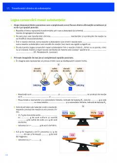 Chimie clasa a VIII-a, Caietul elevului