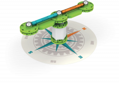 Set de constructie - Mechanics Motion - Magnetic Compass