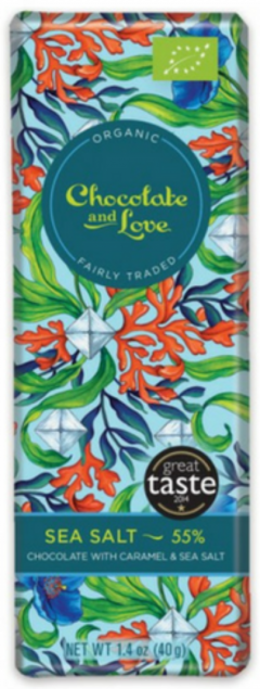 Ciocolata amaruie cu caramel si sare de mare