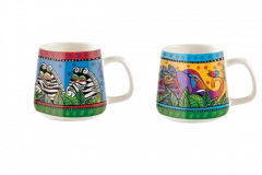 Set 2 cani - Laurel Burch - Jungle - Yellow