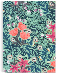 Carnet - William Morris Bower Handmade Embroidered