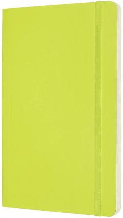 Carnet - Moleskine Classic - Large, Soft Cover, Plain - Lemon Green