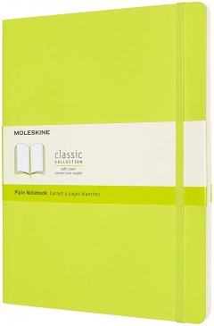 Carnet Moleskine - Lemon Green Extra Large Plain Notebook Soft