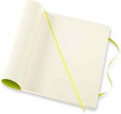 Carnet Moleskine - Lemon Green Extra Large Plain Notebook Soft