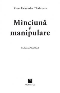 Minciuna si manipulare