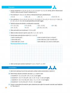 Matematica Partea I - Clasa a VI-a