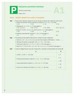 Matematica Partea I - Clasa a VI-a